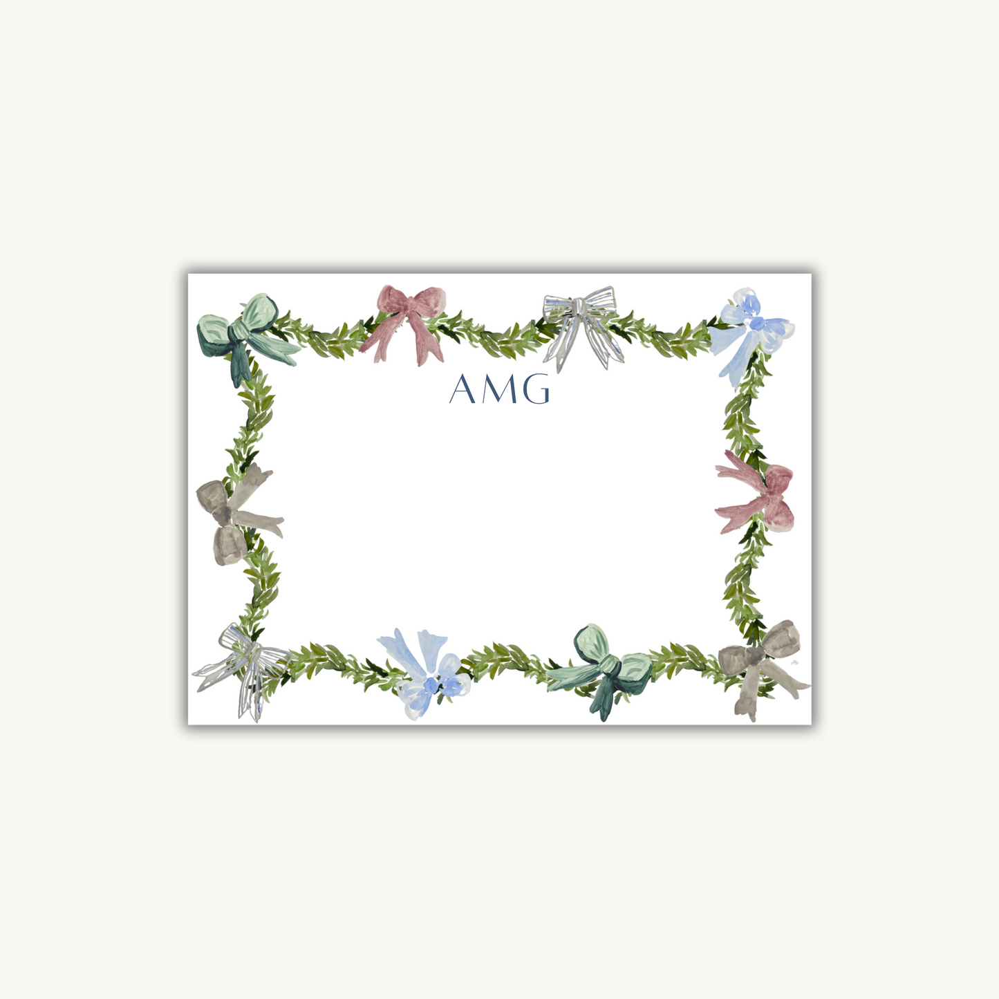 Garland Bows Stationery Set