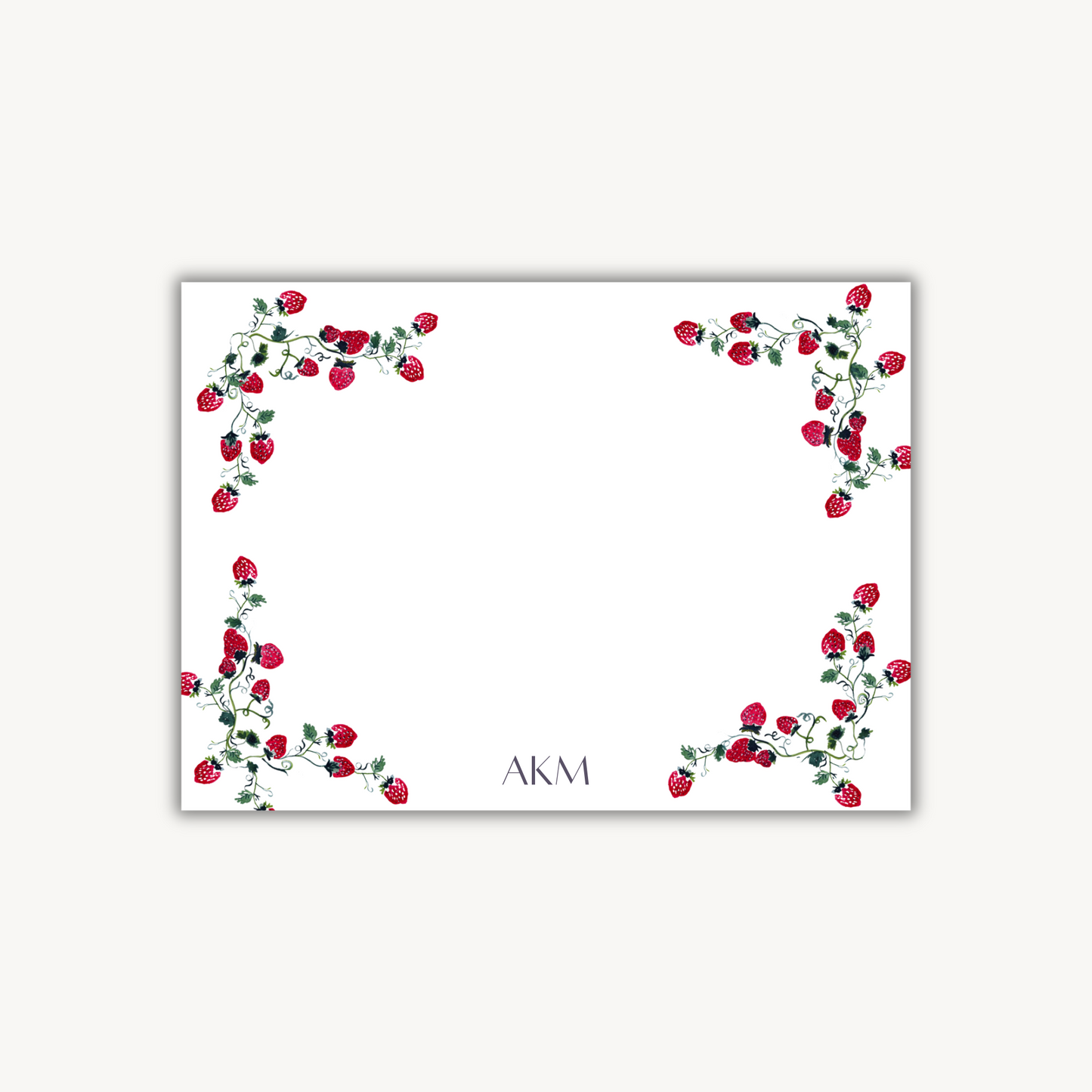 Strawberry Stationery Set