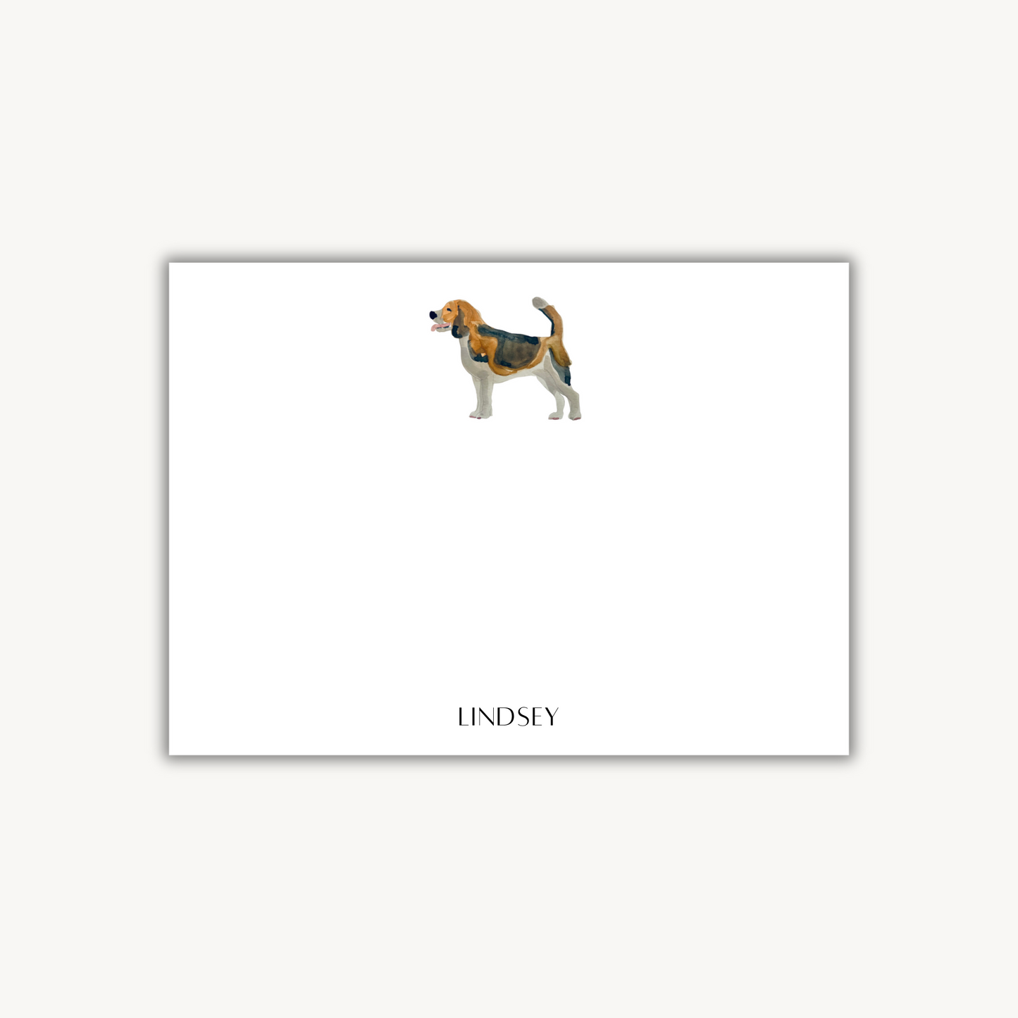 Beagle Puppy Stationery Set