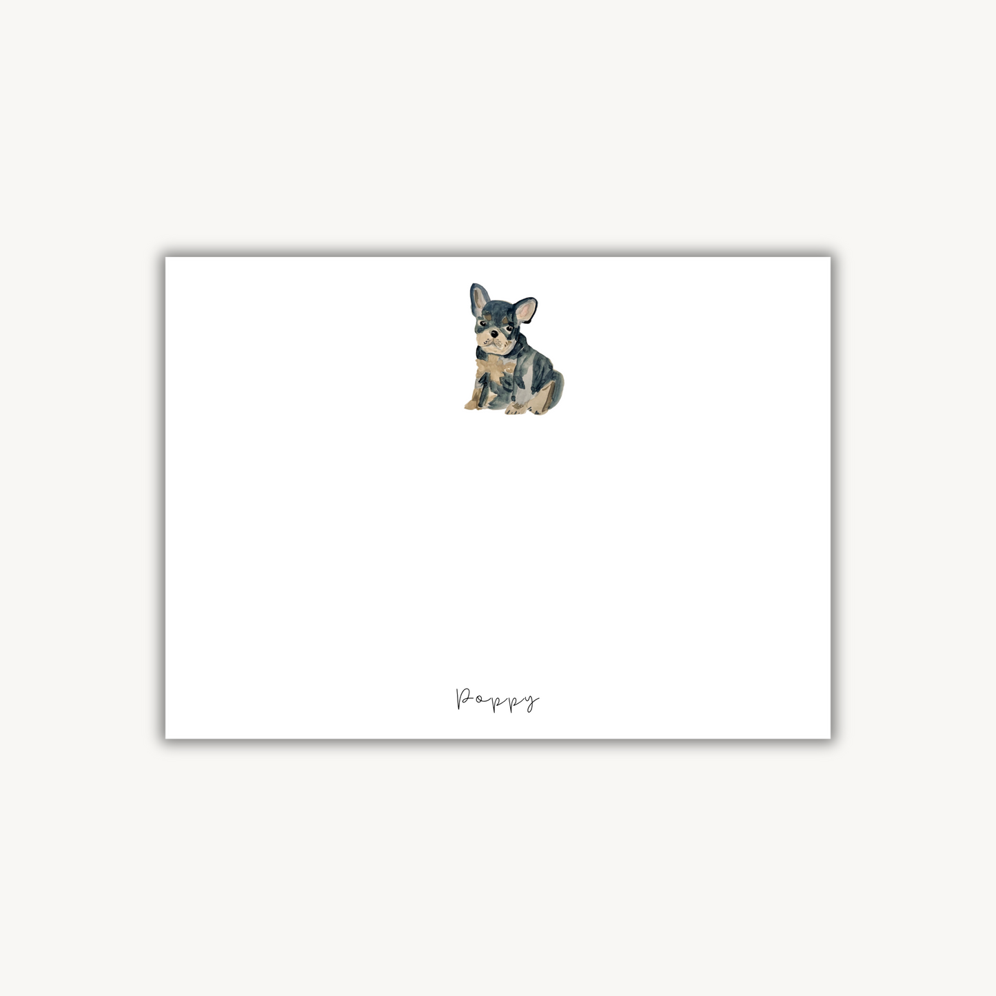 French Bulldog Puppy Stationery Set
