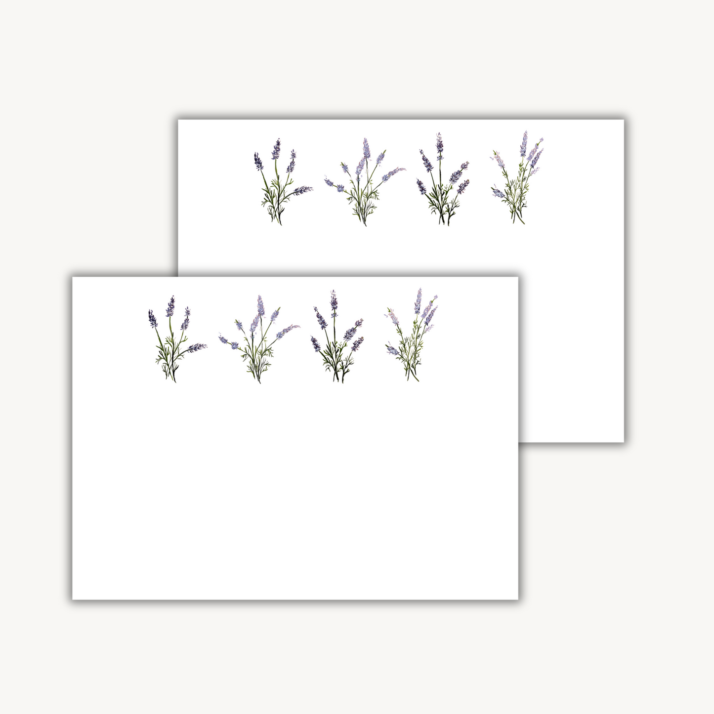 Lavender Sprigs Stationery Set
