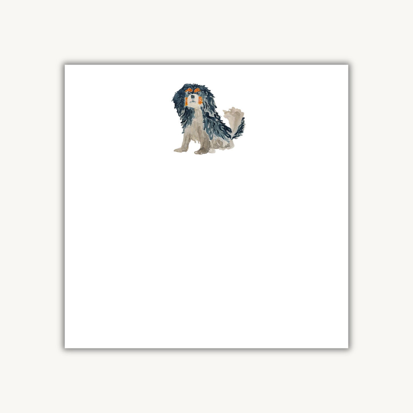 Cavalier King Charles Spaniel Puppy Square Notepad