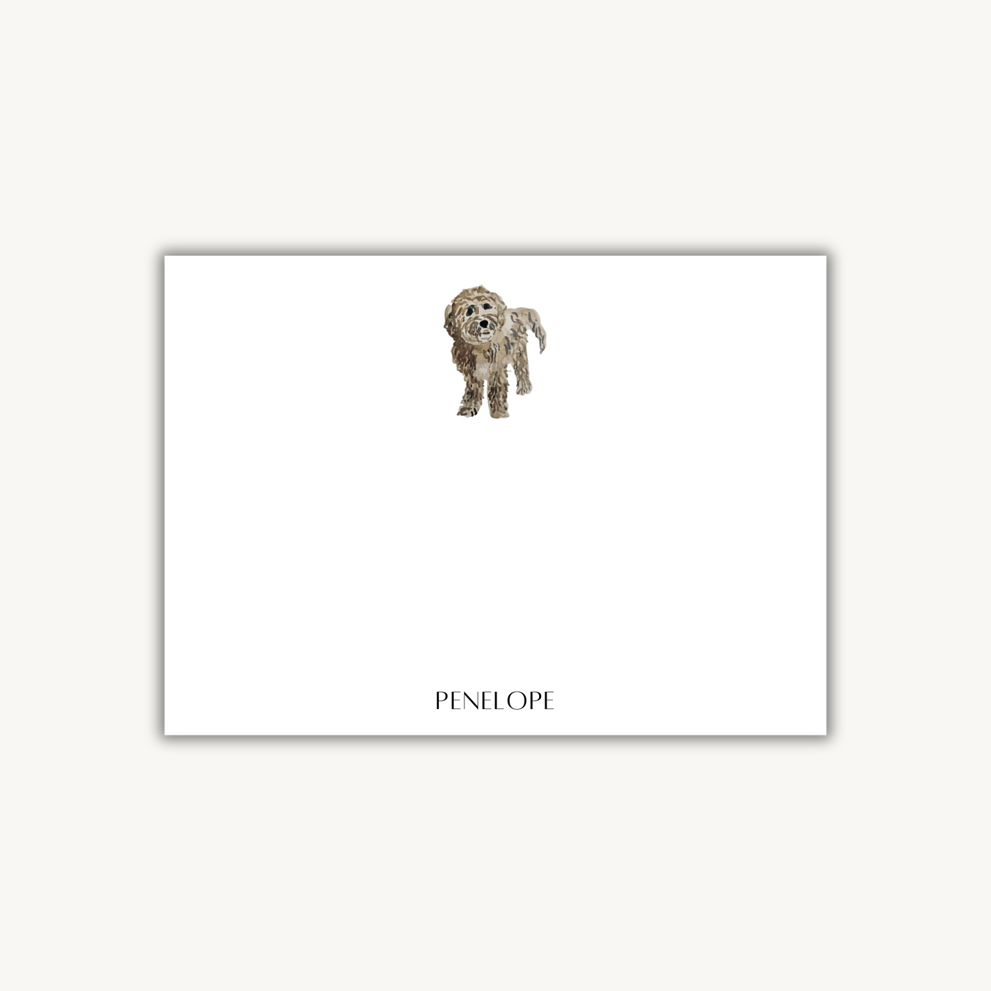 Goldendoodle Puppy Stationery Set