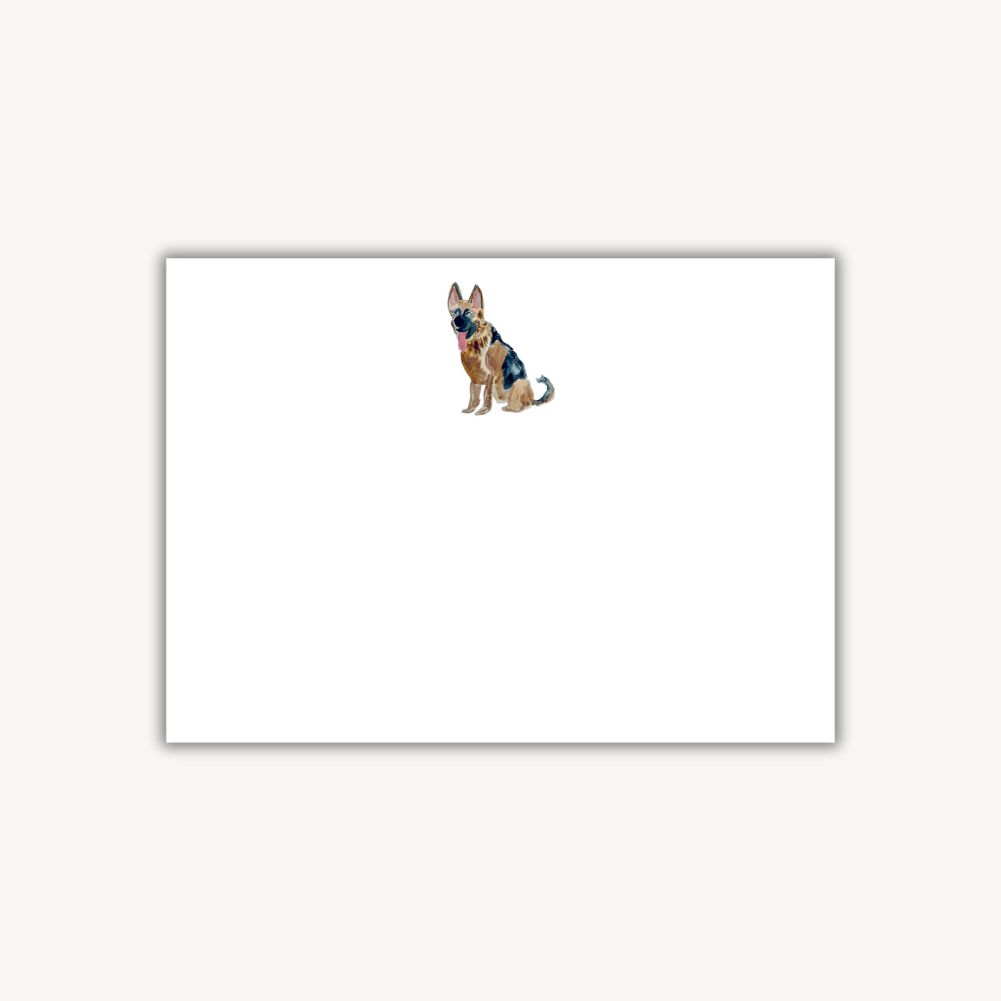German Shepherd Puppy Stationery Set