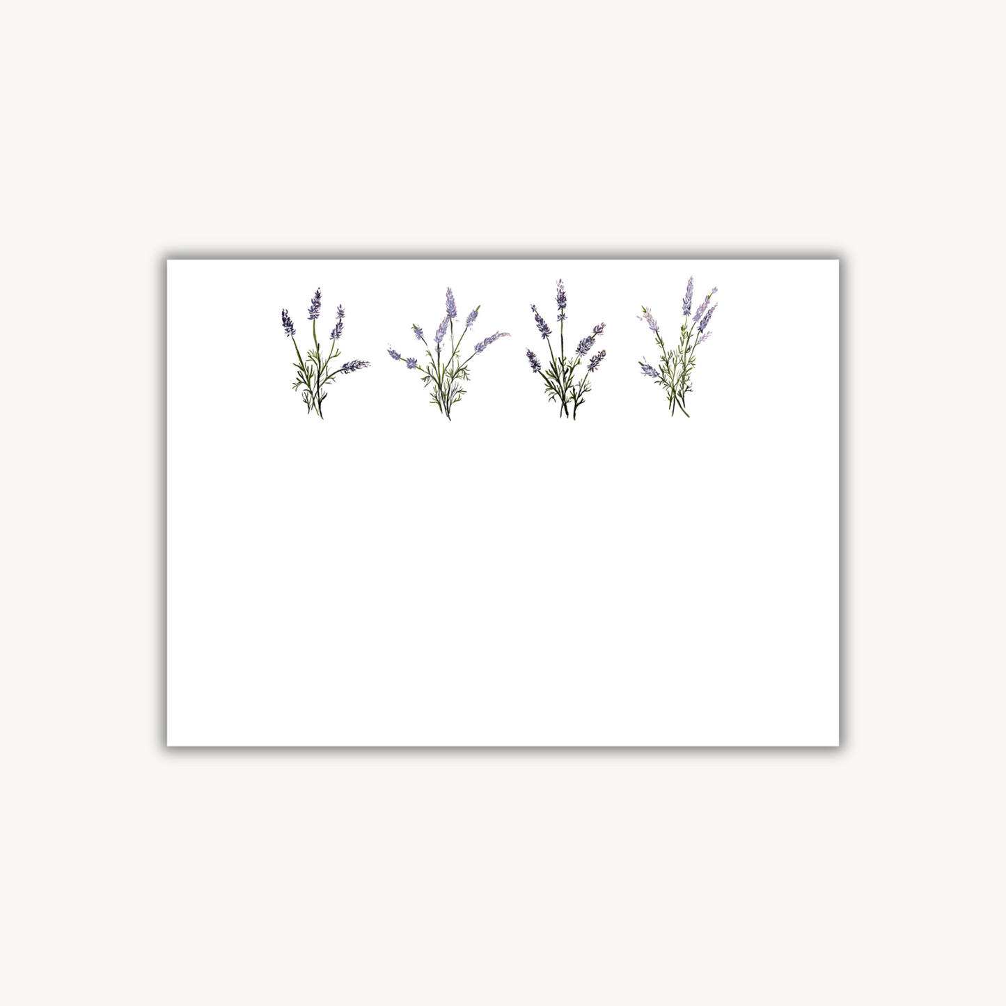 Lavender Sprigs Stationery Set