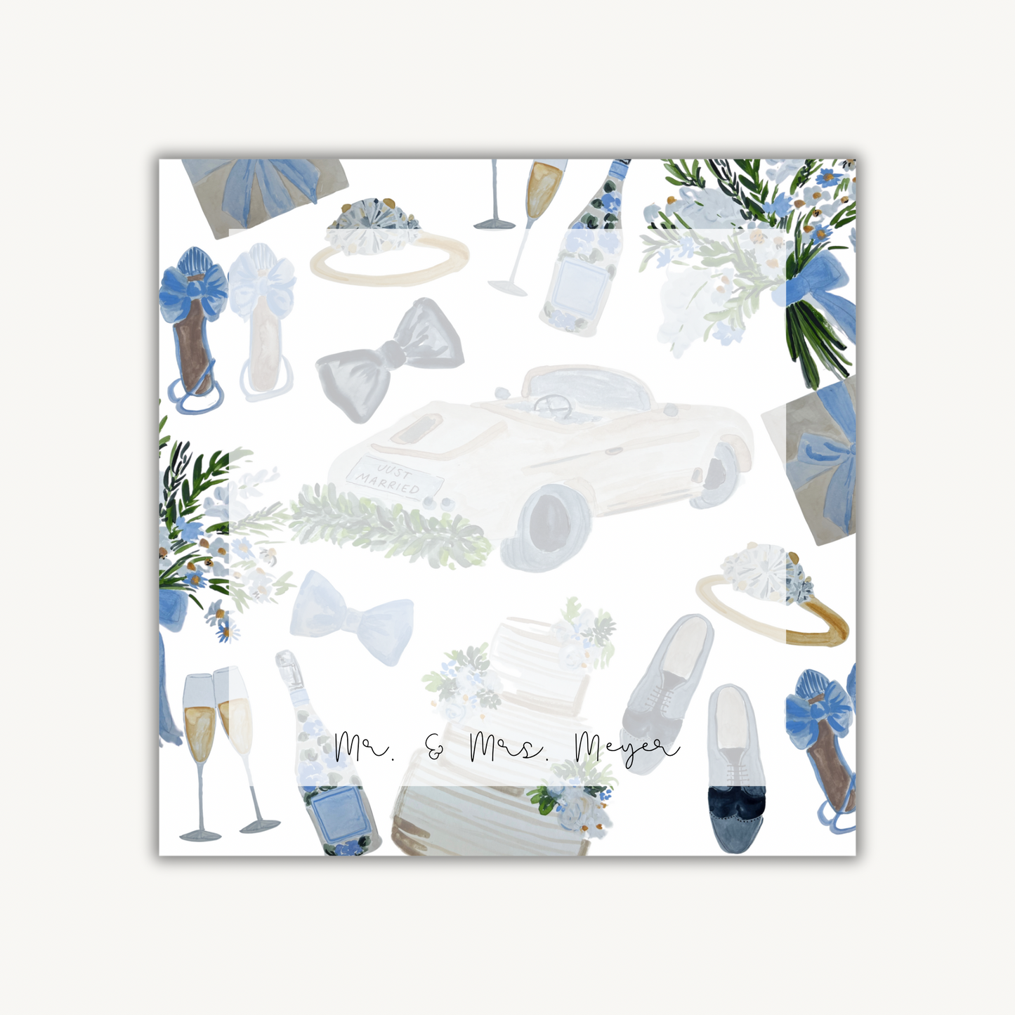 Happily Ever After Square Notepad