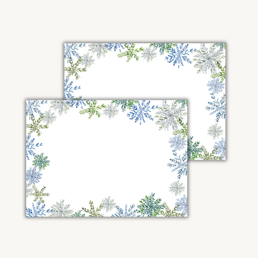 Snowflake Stationery Set