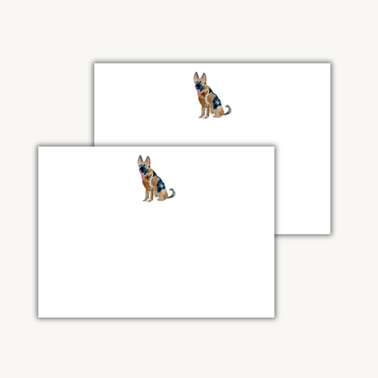 German Shepherd Puppy Stationery Set