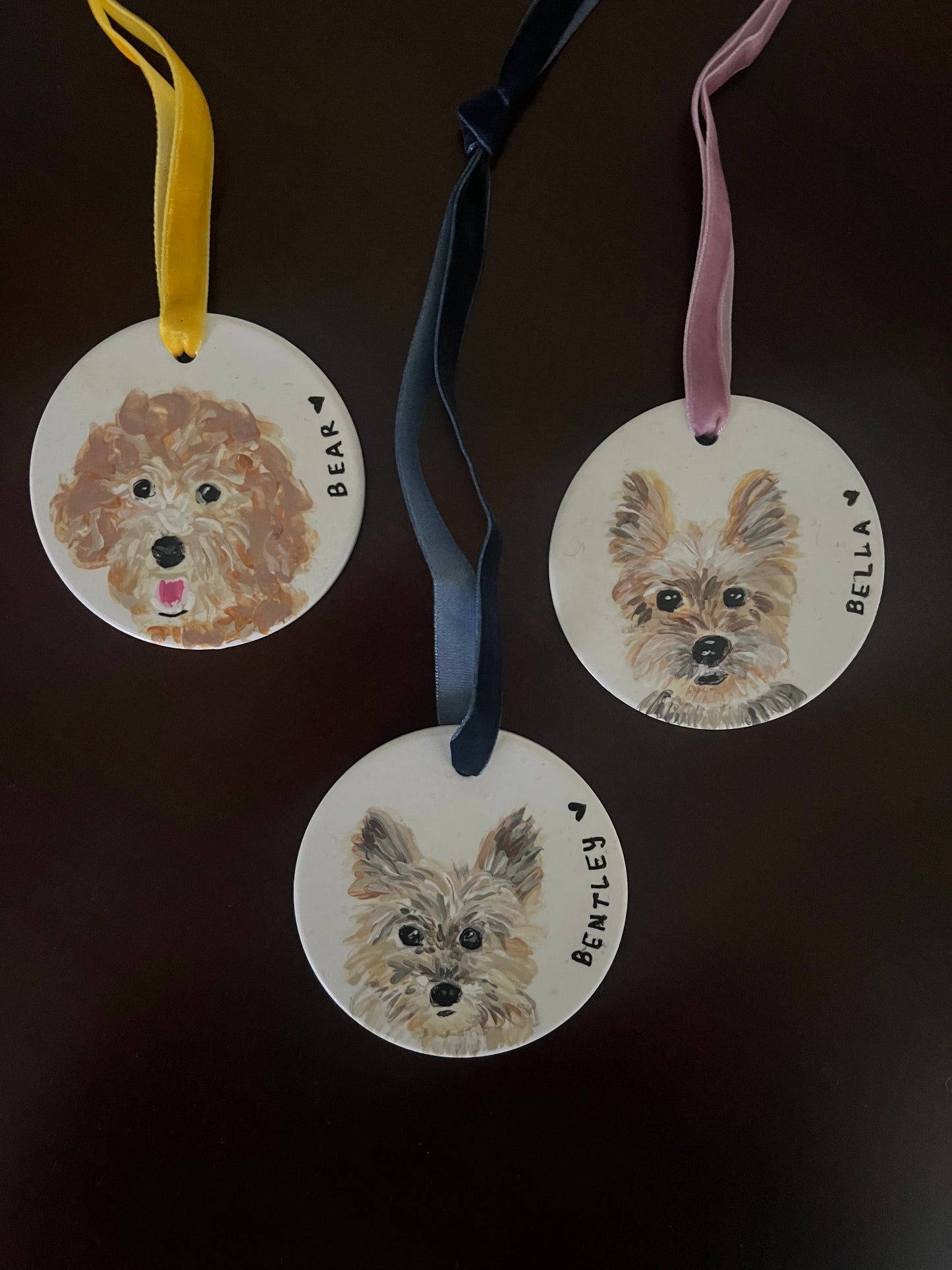 *PRE-ORDER Custom Pet Portrait Ornament