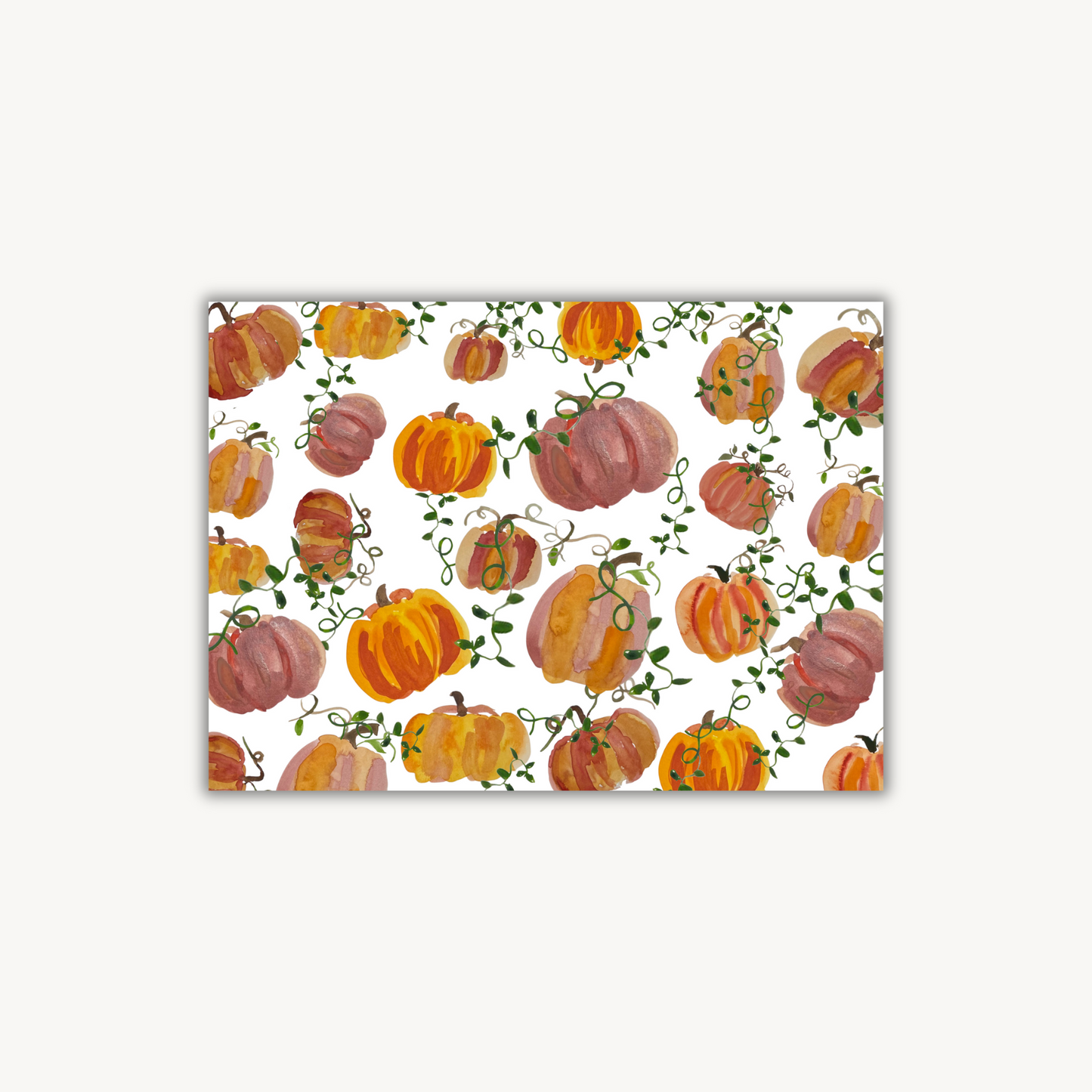 Pumpkins Stationery Set