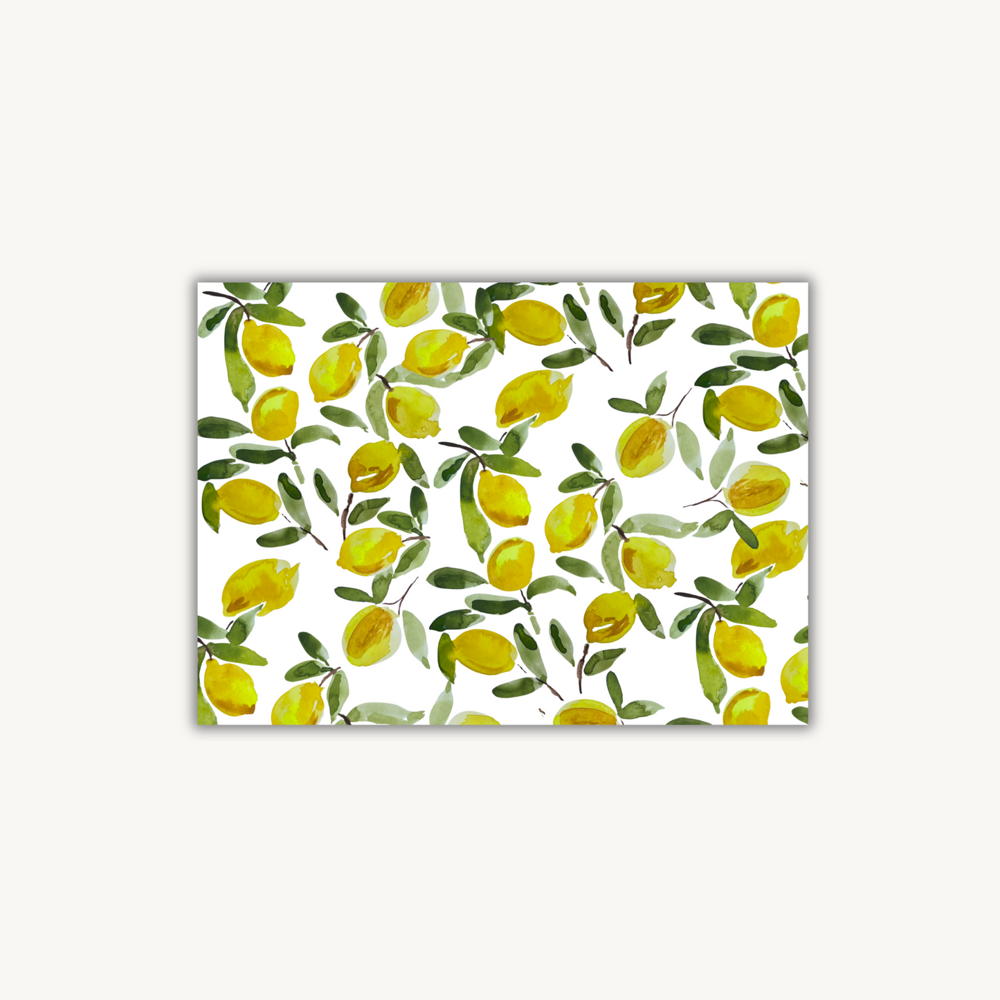 Lemons Stationery Set