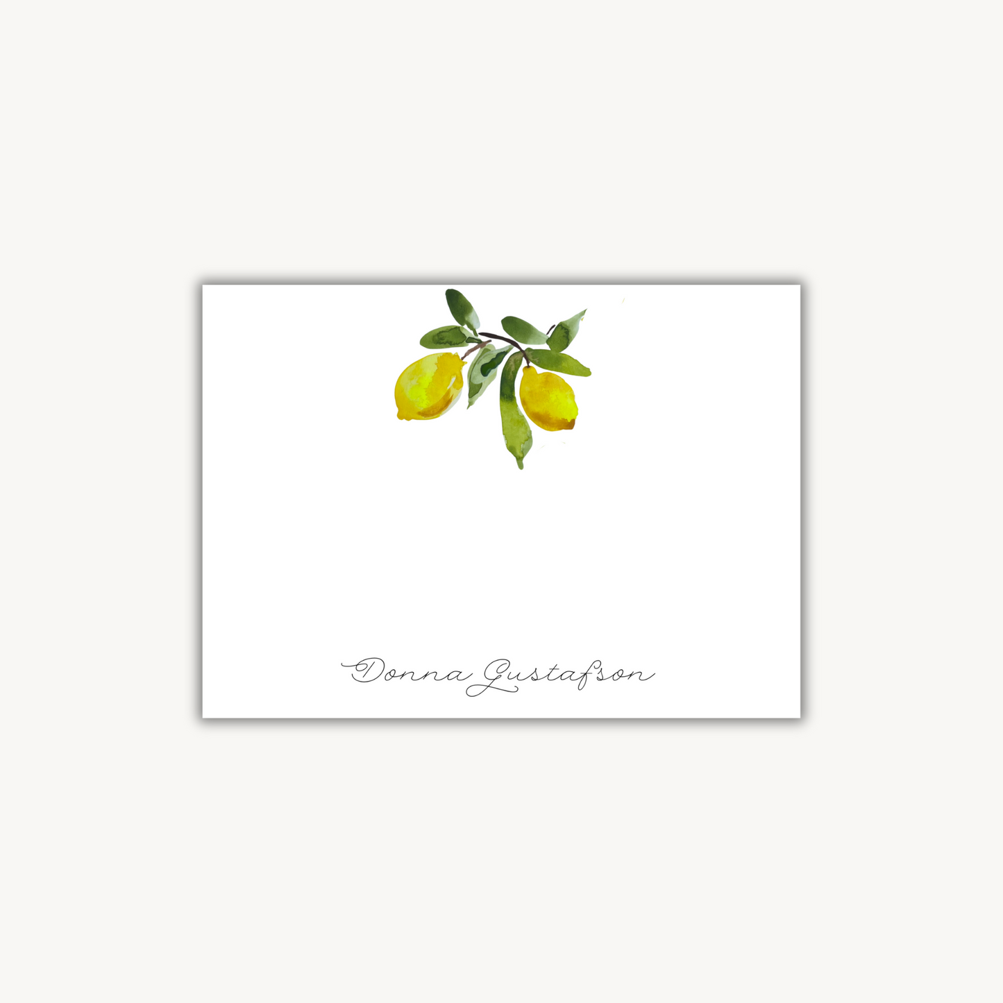 Lemons Stationery Set