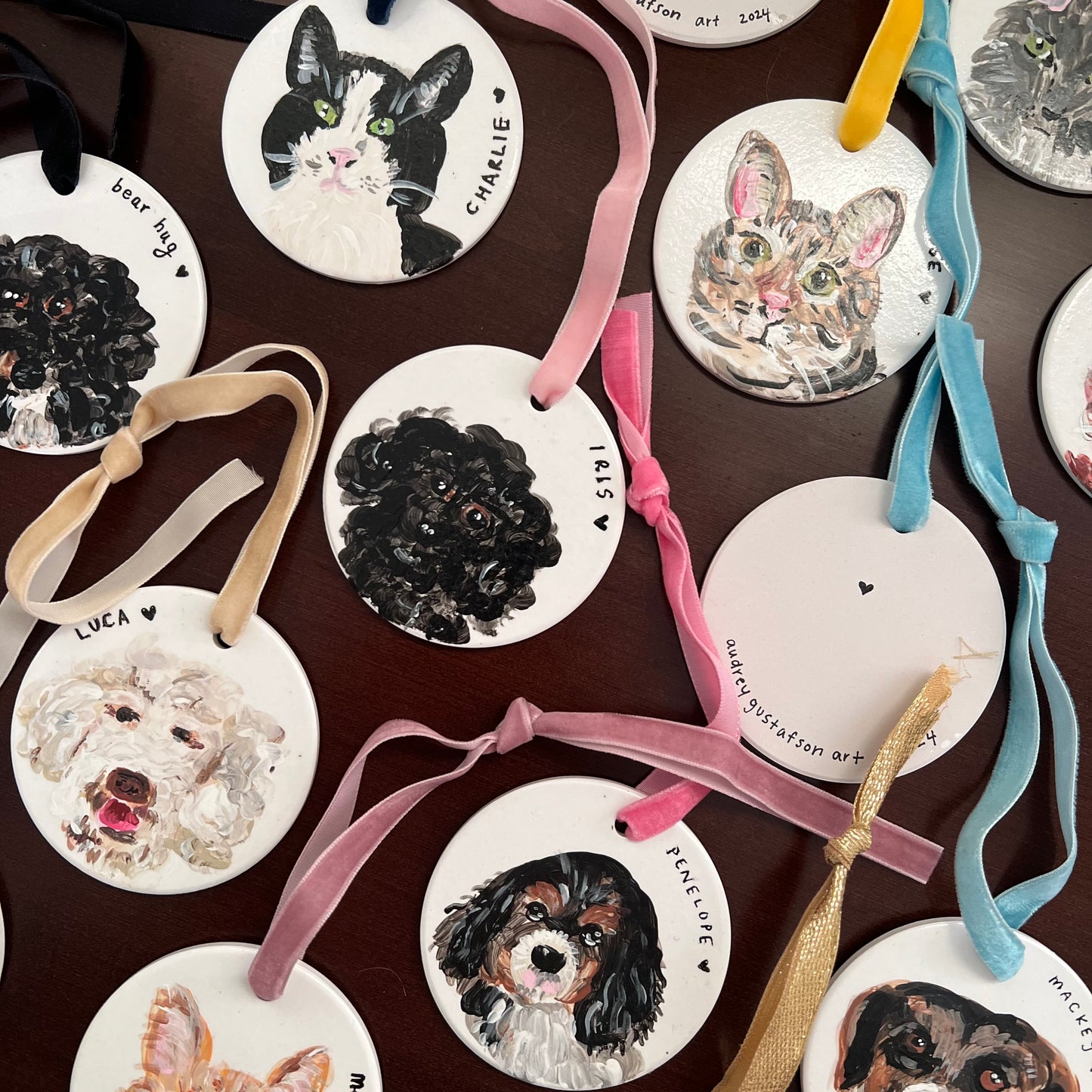Custom Pet Portrait Ornament