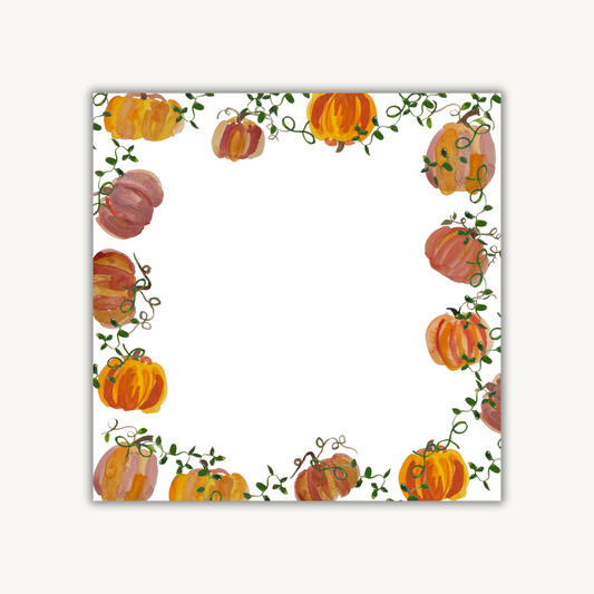 Pumpkin Patch Square Notepad