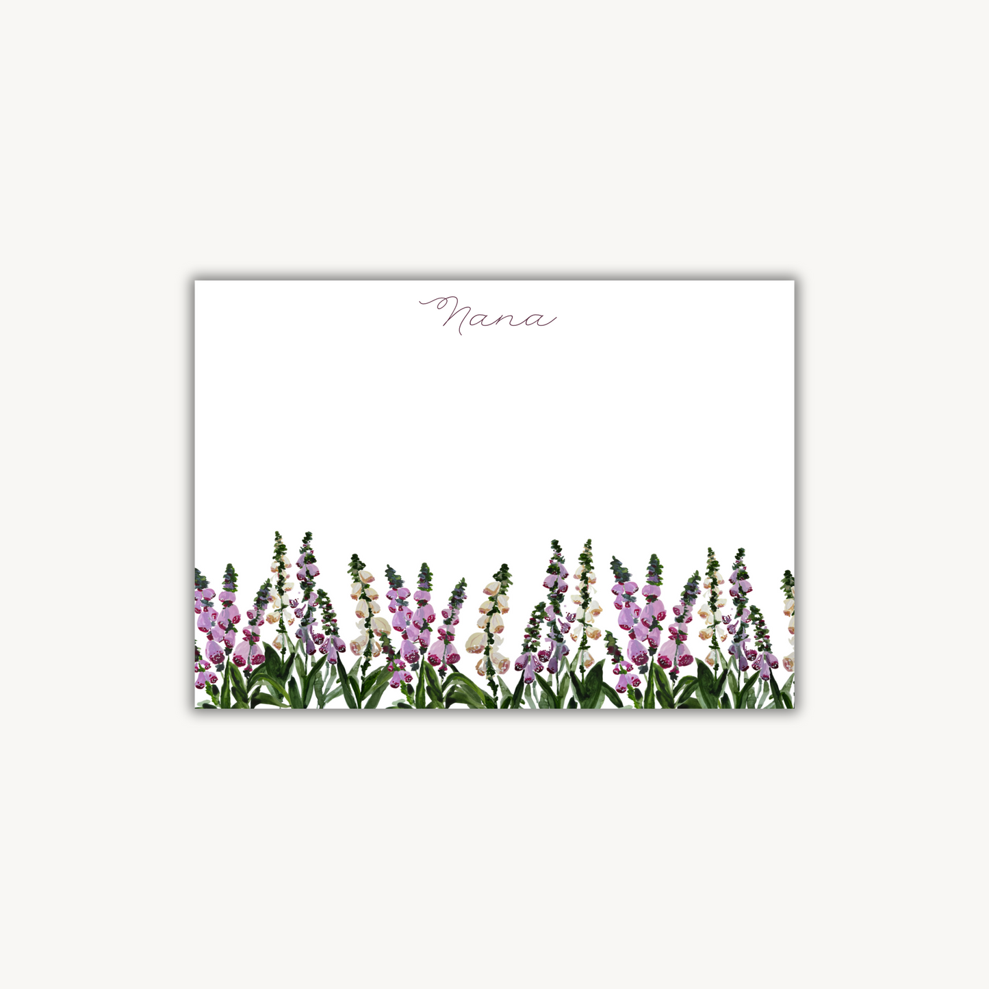 Foxglove Field Stationery Set