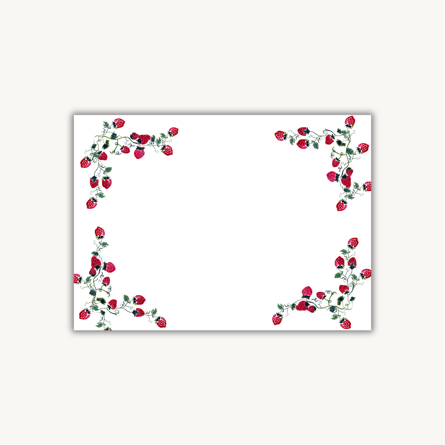 Strawberry Stationery Set