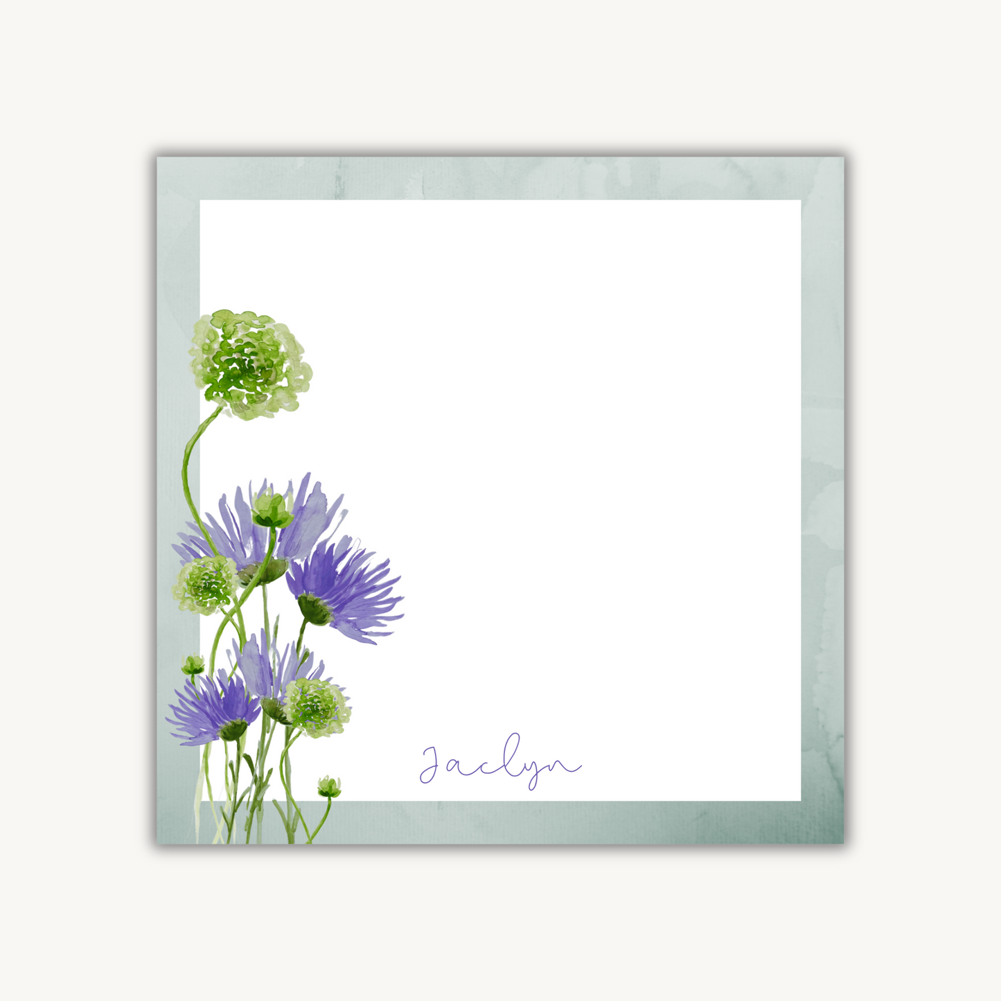 Laguna Blooms Square Notepad