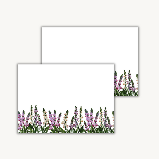 Foxglove Field Stationery Set