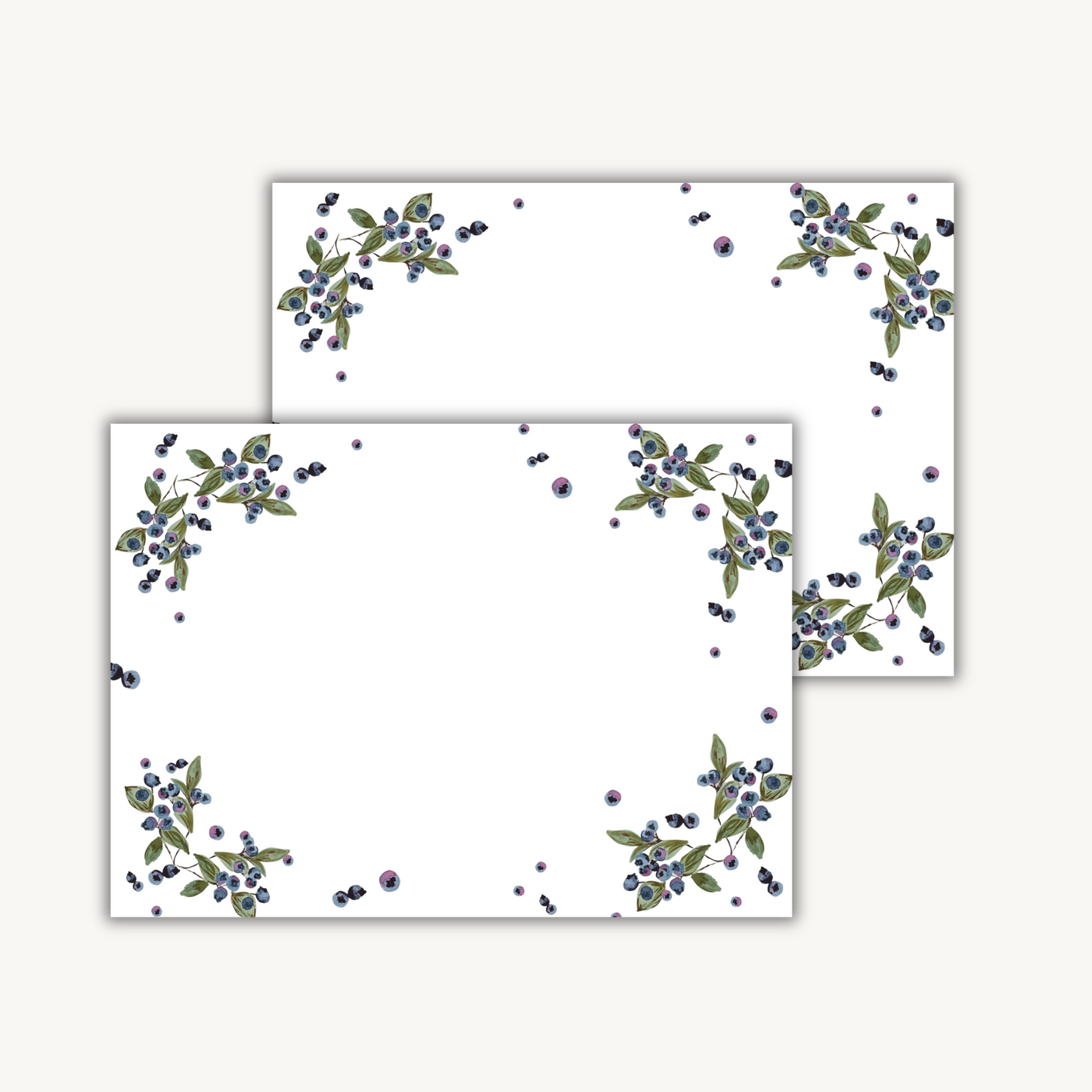 Blueberry Stationery Set