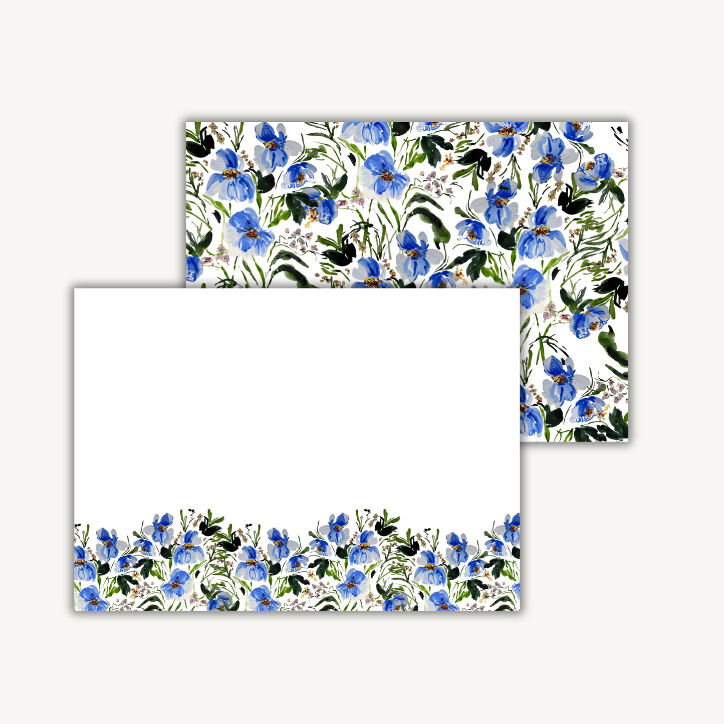 Cornflower Blues Stationery Set