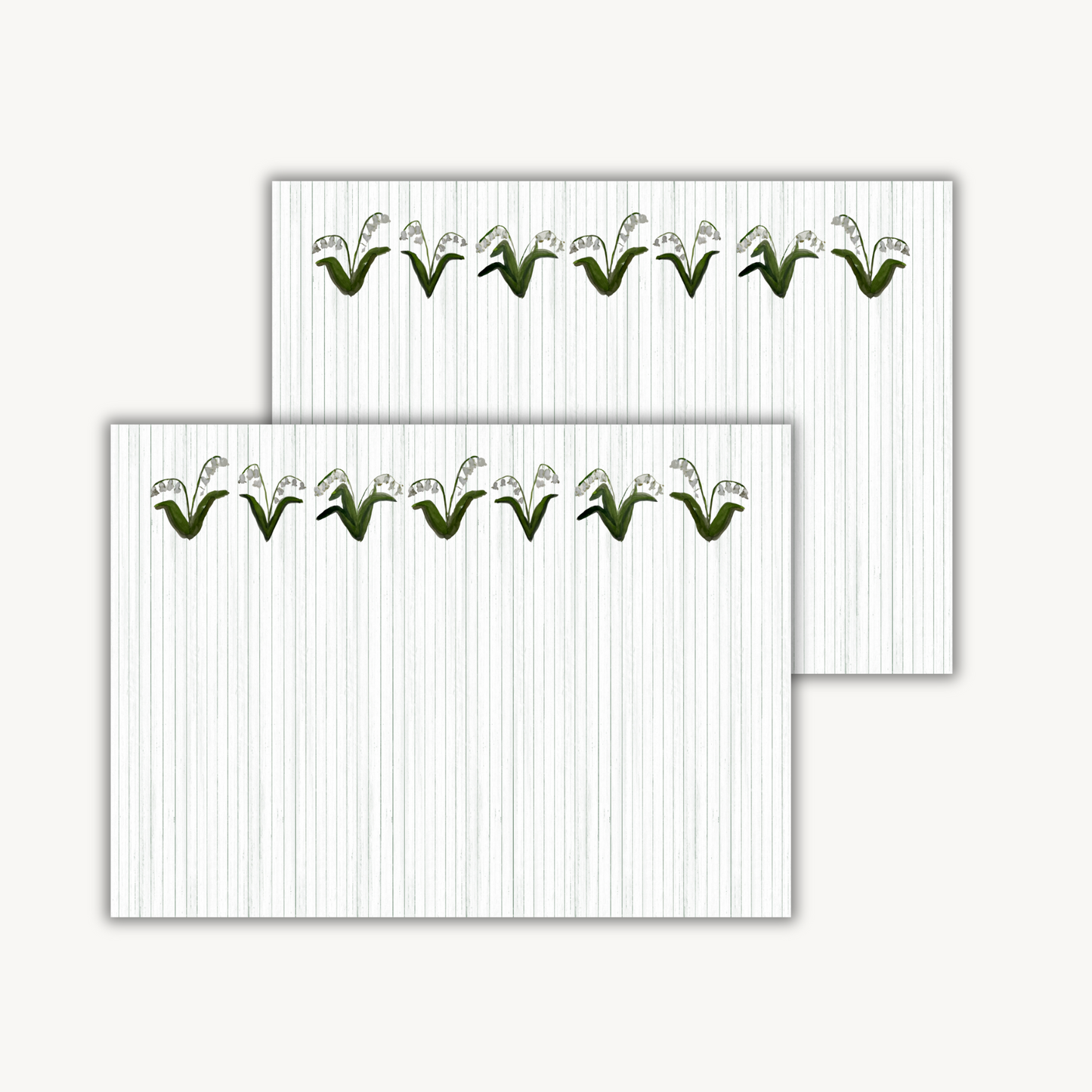 Lily of the Valley Stationery Set