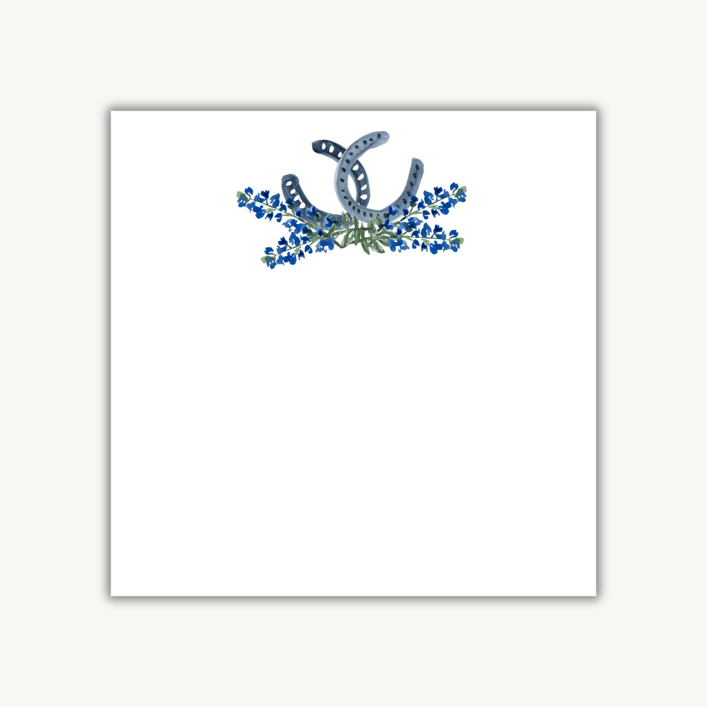 Bluebonnet Square Notepad