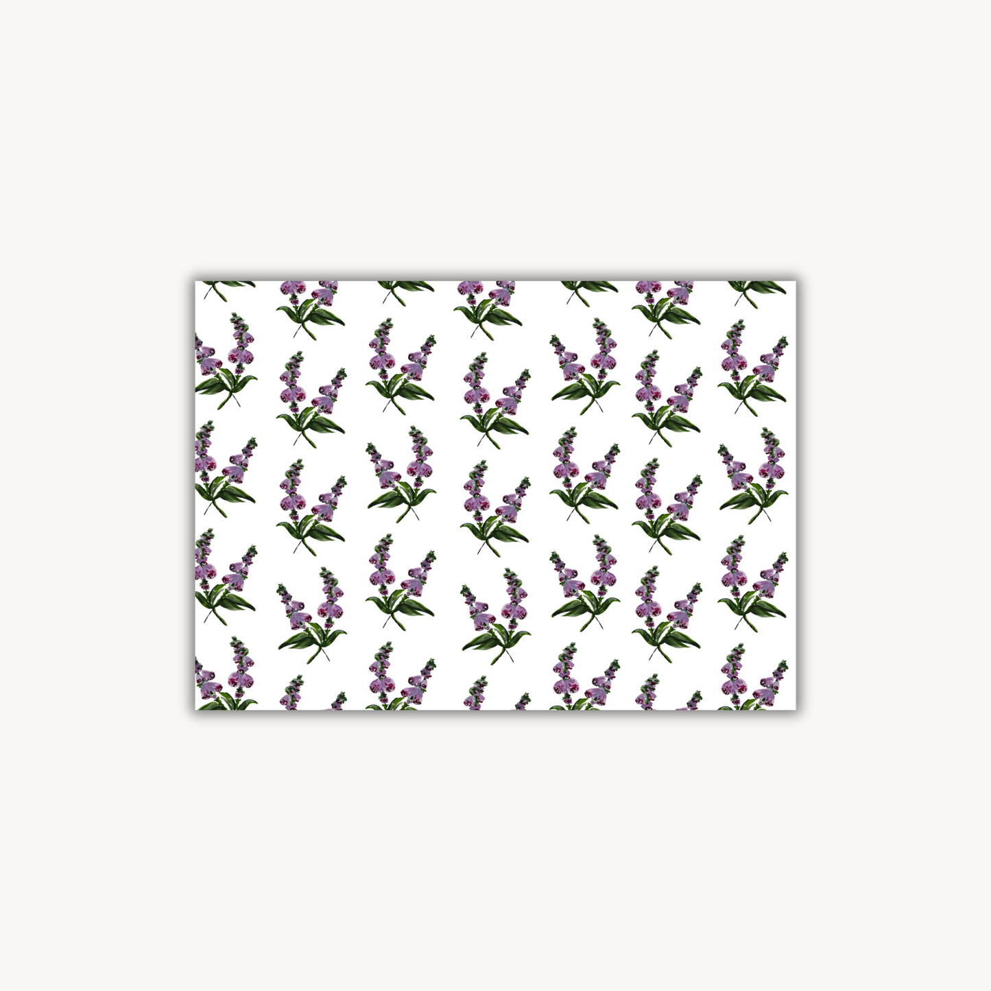 Foxglove Sprig Stationery Set