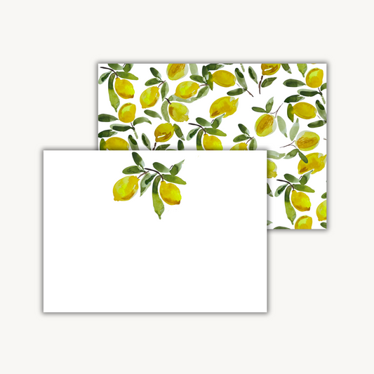 Lemons Stationery Set