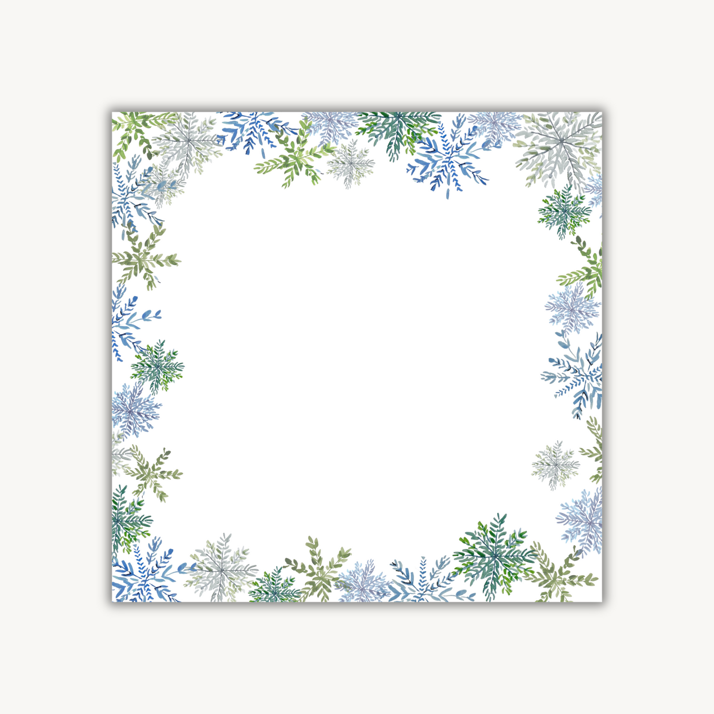 Snowflake Square Notepad
