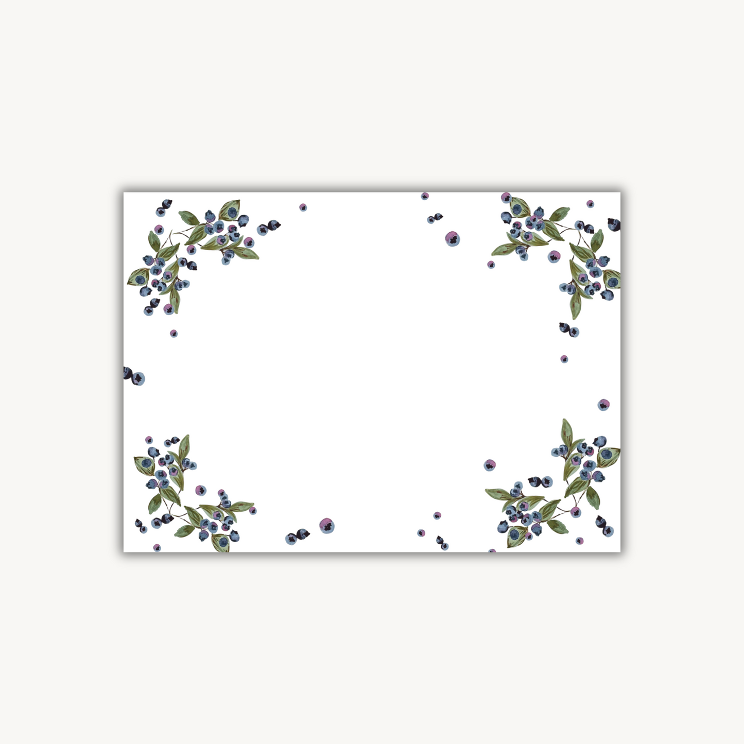 Blueberry Stationery Set