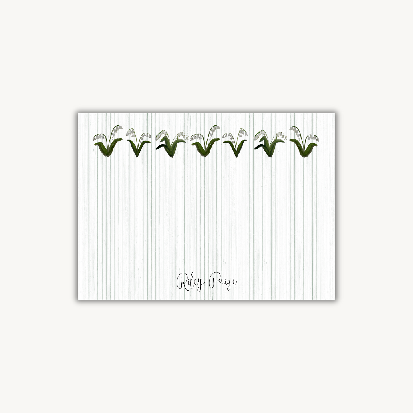 Lily of the Valley Stationery Set