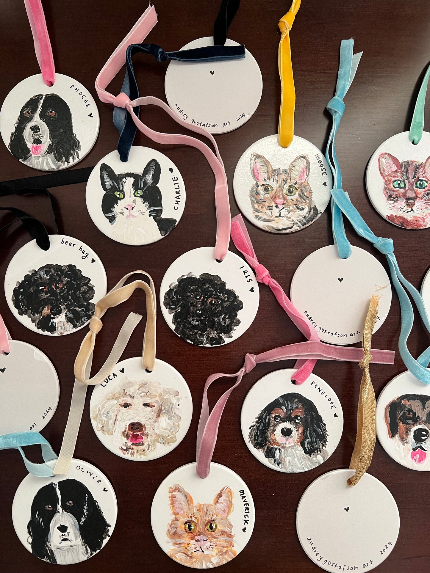 *PRE-ORDER Custom Pet Portrait Ornament