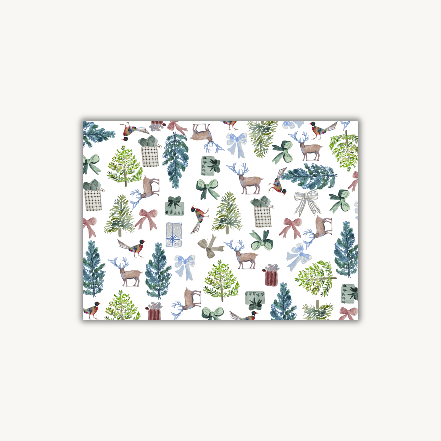 Holiday Forest Stationery Set