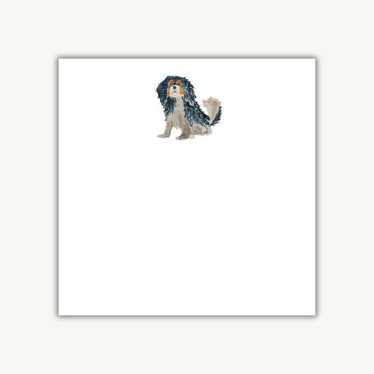 Cavalier King Charles Spaniel Puppy Square Notepad