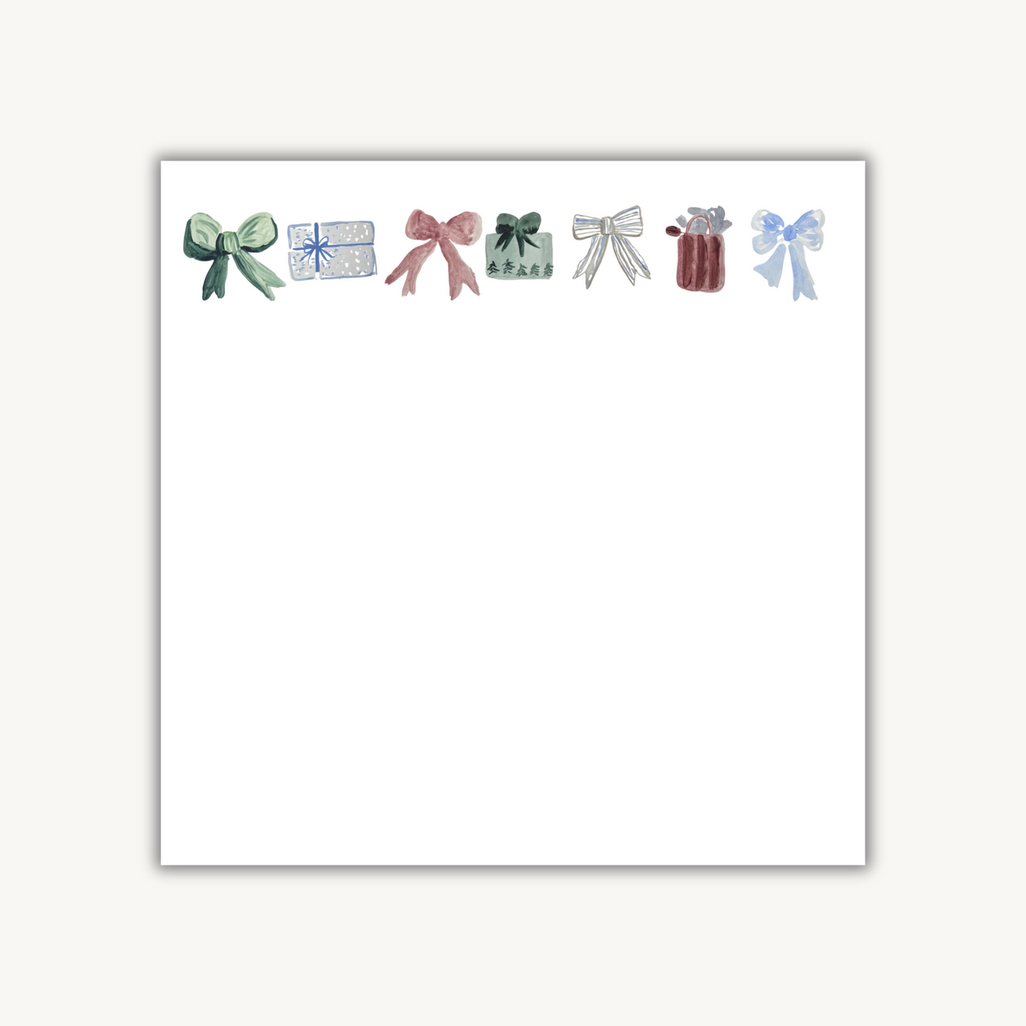 Gifts & Bows Square Notepad