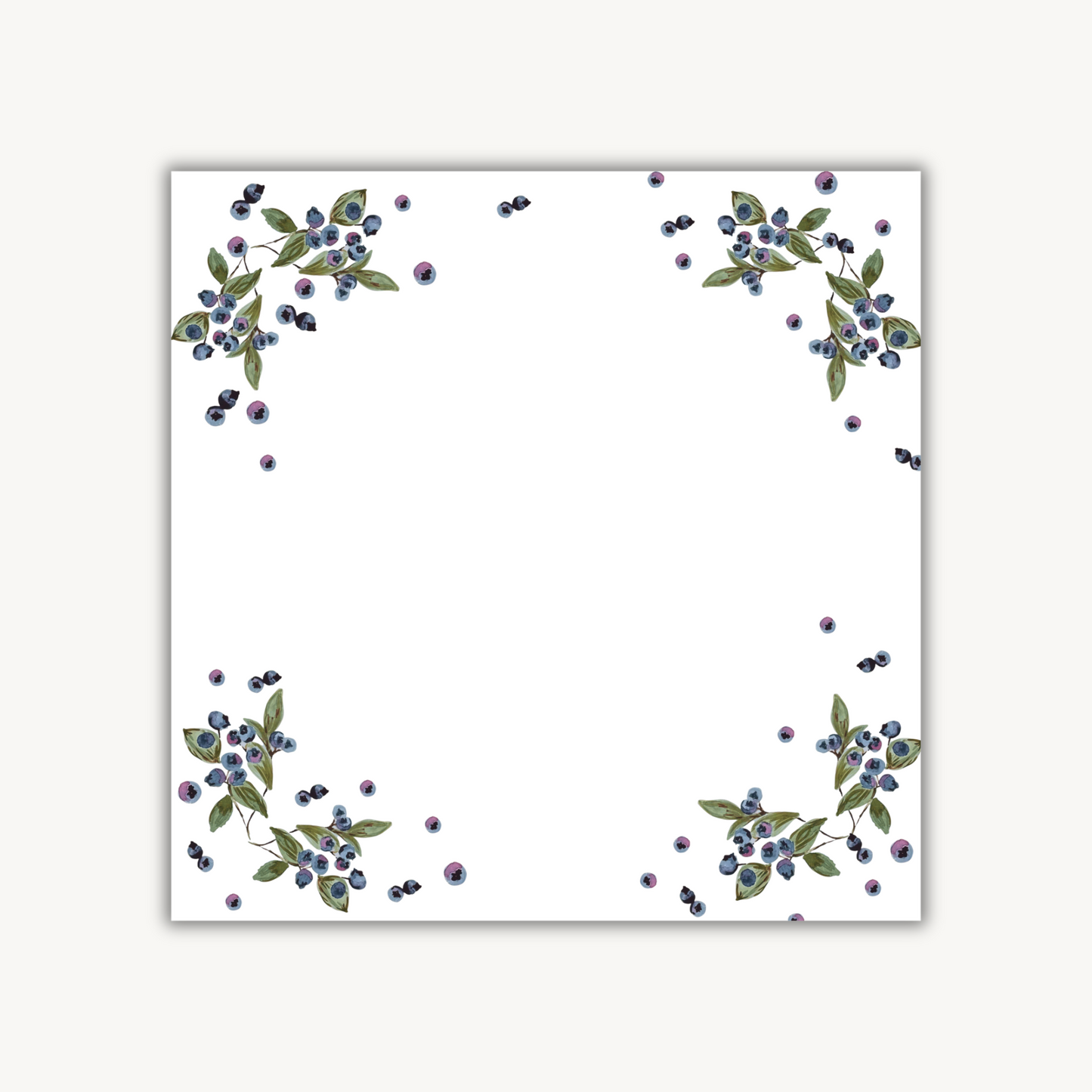 Blueberry Notepad