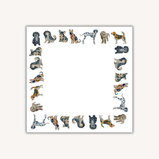 Puppy Love Square Notepad