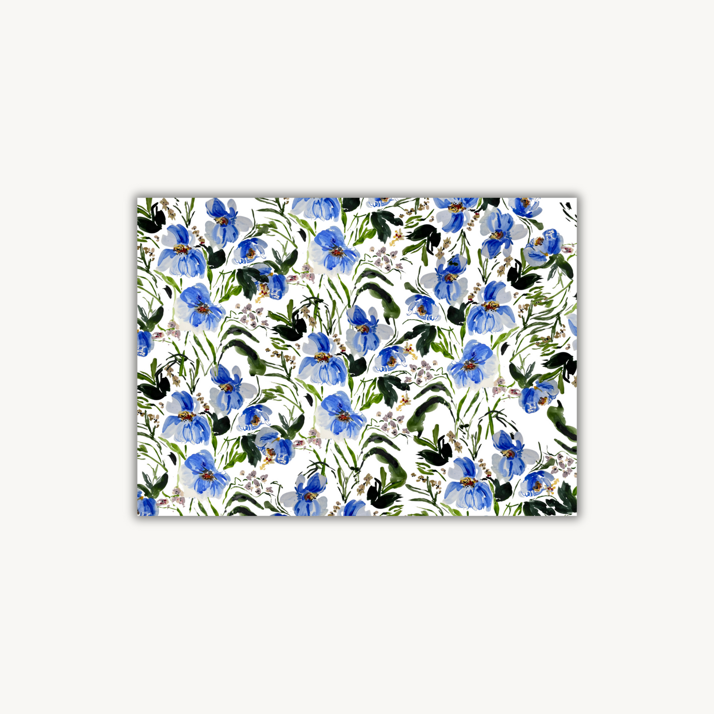 Cornflower Blues Stationery Set