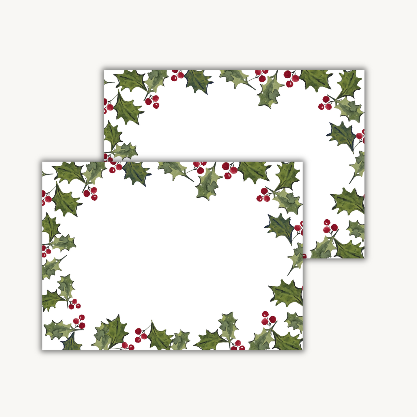 Holly Jolly Stationery Set