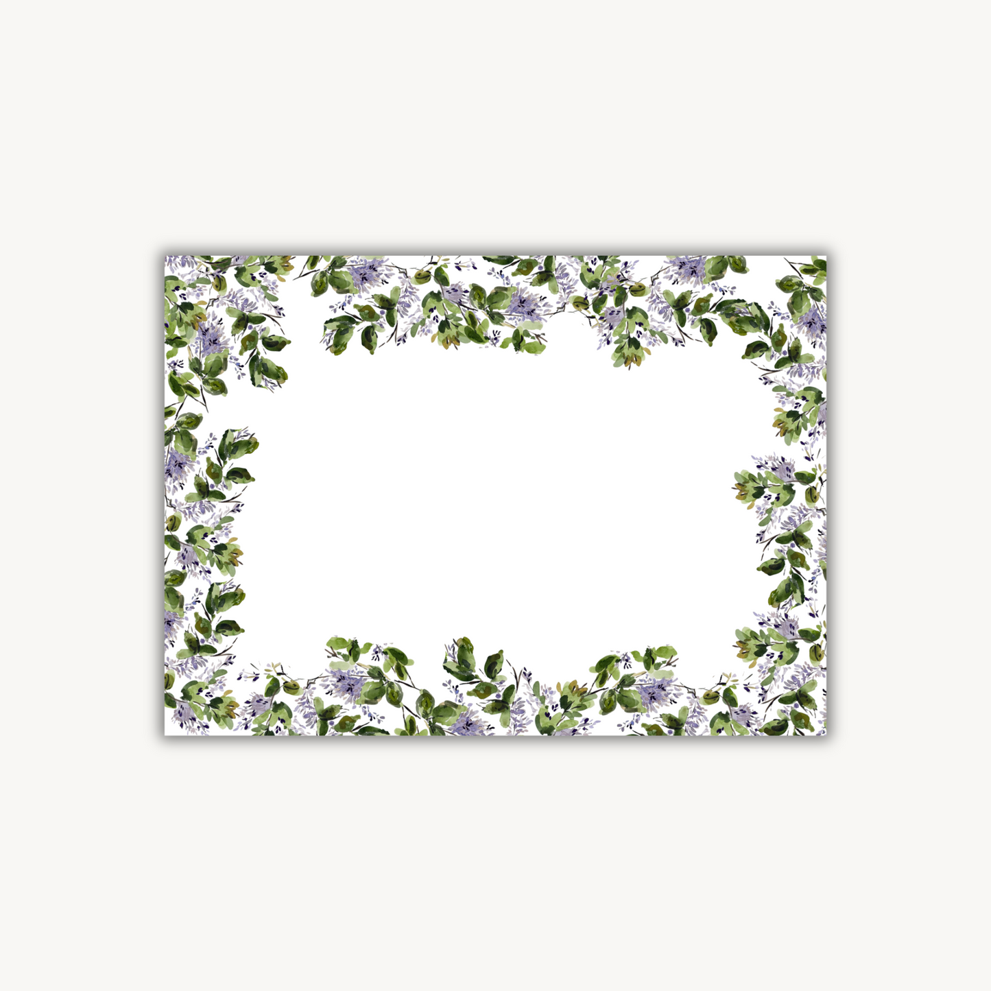 Lilac Stationery Set