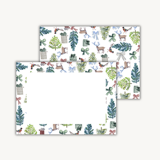 Holiday Forest Stationery Set