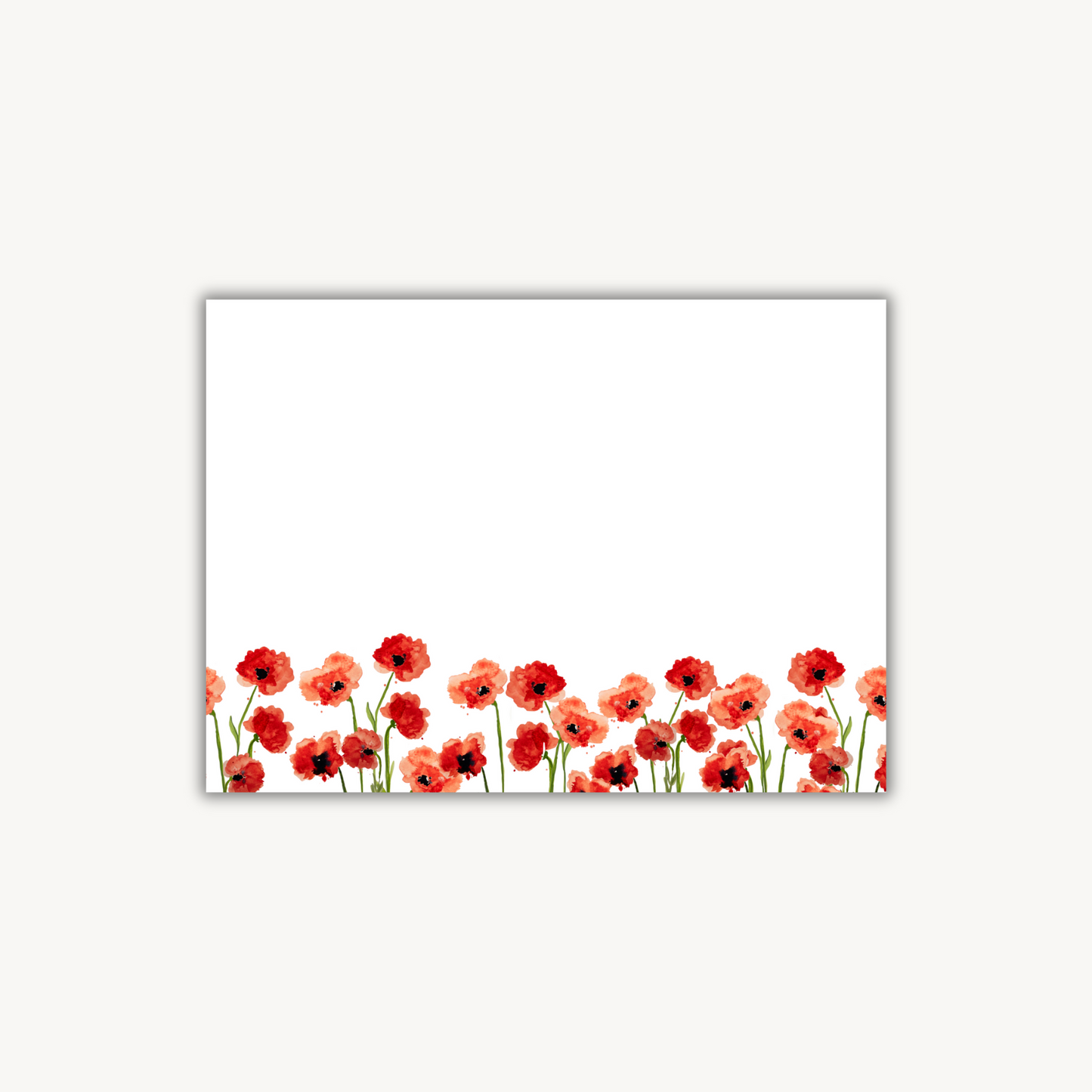 Poppies Stationery Set